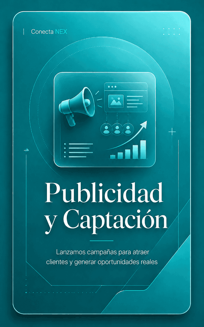 Publicidad y Captación — Conecta NEX